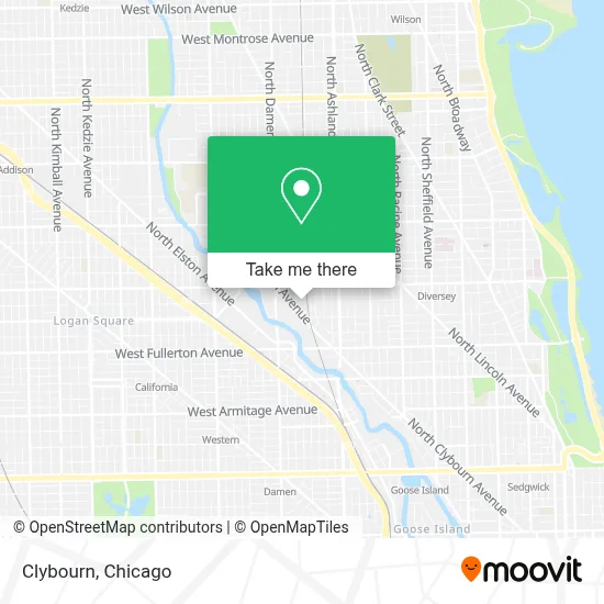Clybourn map