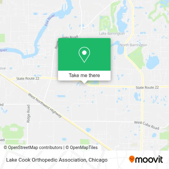 Lake Cook Orthopedic Association map