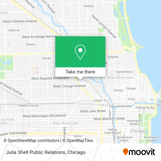 Julia Shell Public Relations map