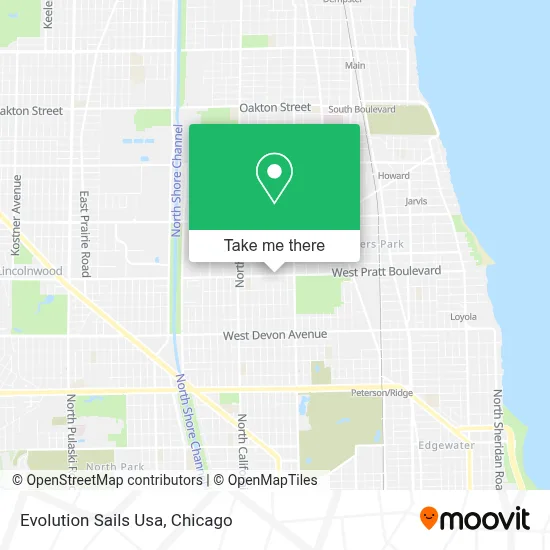 Evolution Sails Usa map