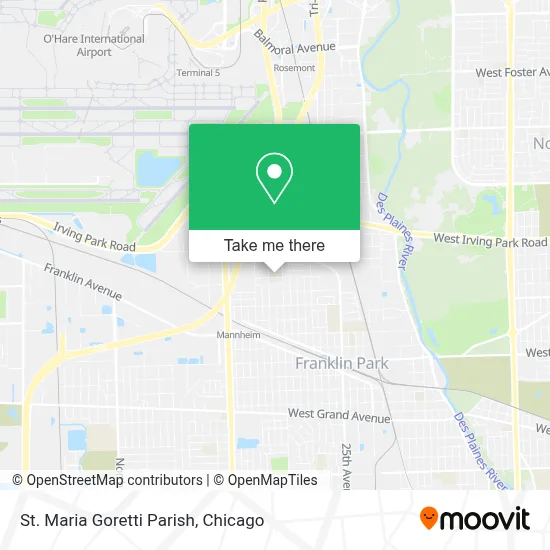 St. Maria Goretti Parish map