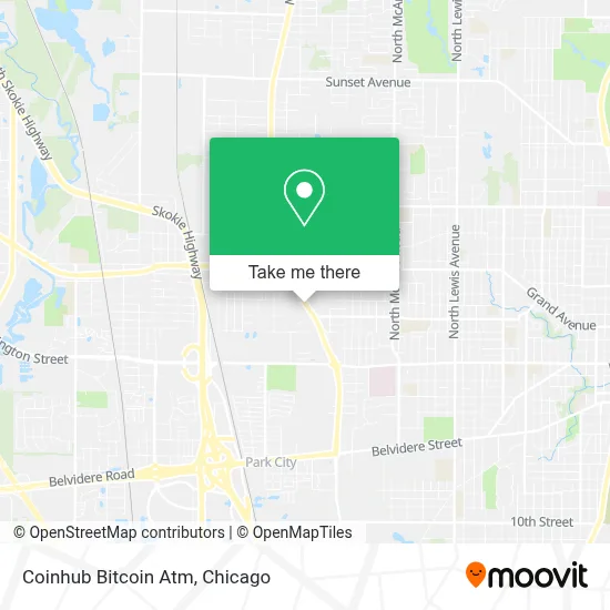 Coinhub Bitcoin Atm map