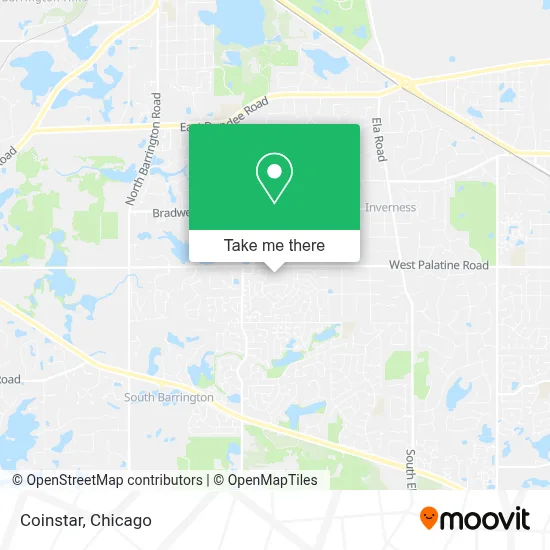Coinstar map