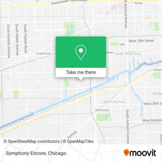 Symphony Encore map