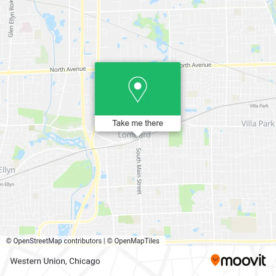 Western Union map