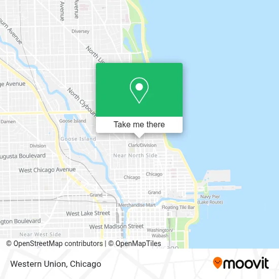 Western Union map