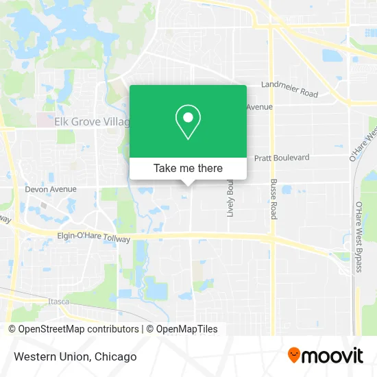 Western Union map