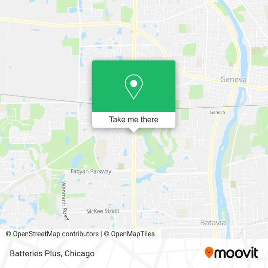 Batteries Plus map
