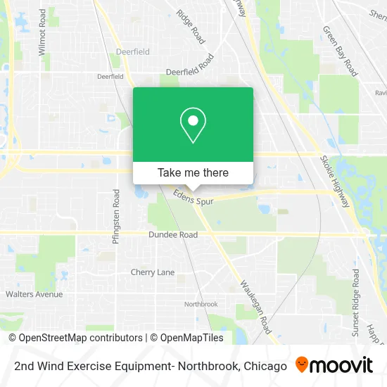 2nd Wind Exercise Equipment- Northbrook map
