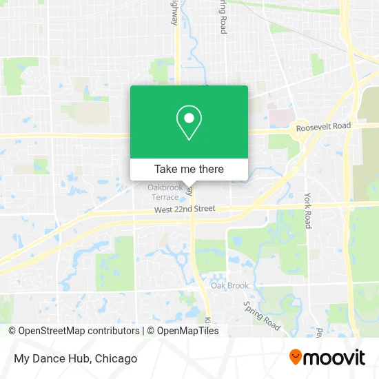 My Dance Hub map