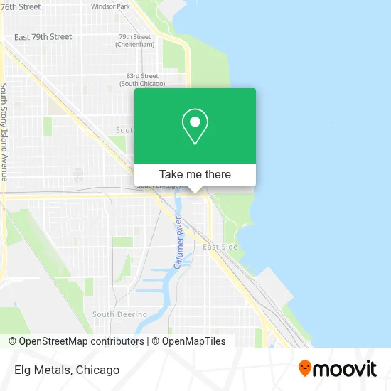 Elg Metals map