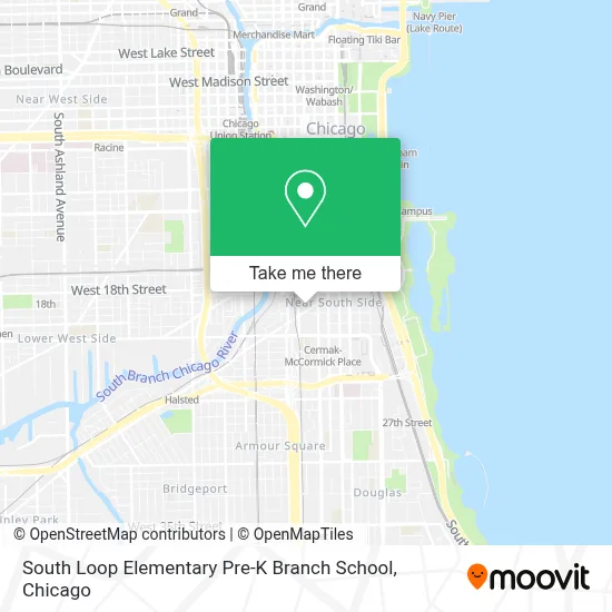 South Loop Elementary Pre-K Branch School map