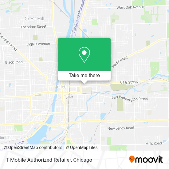 T-Mobile Authorized Retailer map