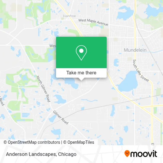 Anderson Landscapes map
