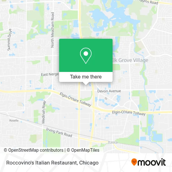 Roccovino's Italian Restaurant map