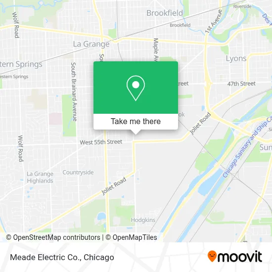 Meade Electric Co. map