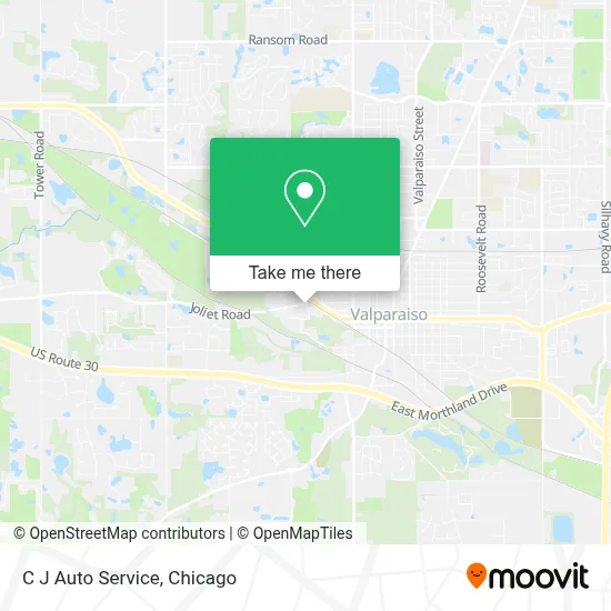 C J Auto Service map