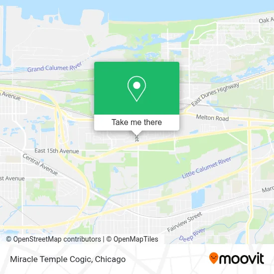 Miracle Temple Cogic map