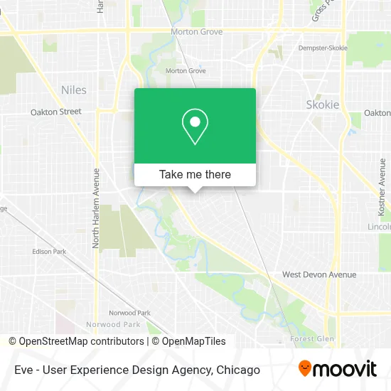 Eve - User Experience Design Agency map