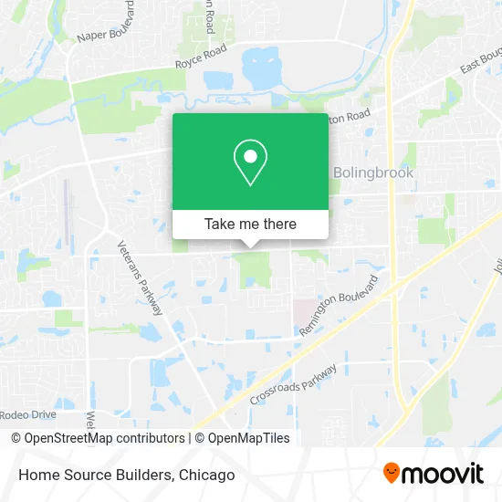 Home Source Builders map