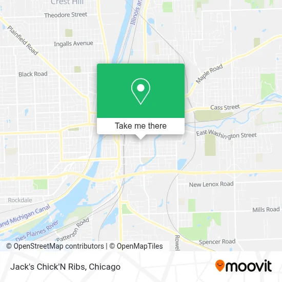 Jack's Chick'N Ribs map