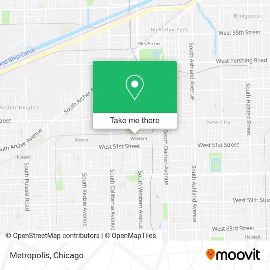 Metropolis map