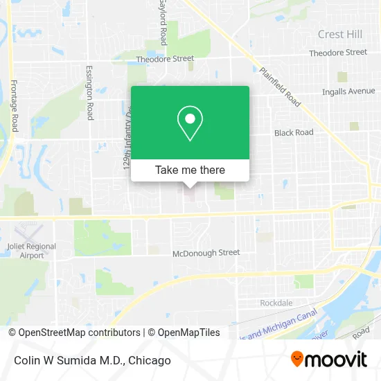 Colin W Sumida M.D. map