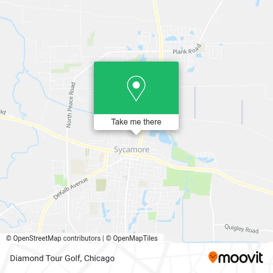 Diamond Tour Golf map
