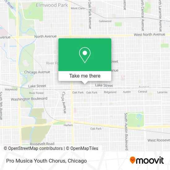 Pro Musica Youth Chorus map