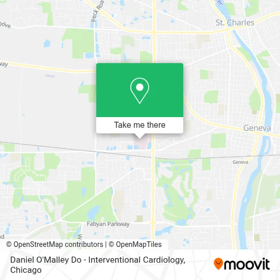 Daniel O'Malley Do - Interventional Cardiology map