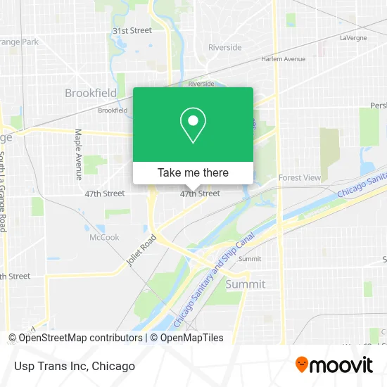 Usp Trans Inc map
