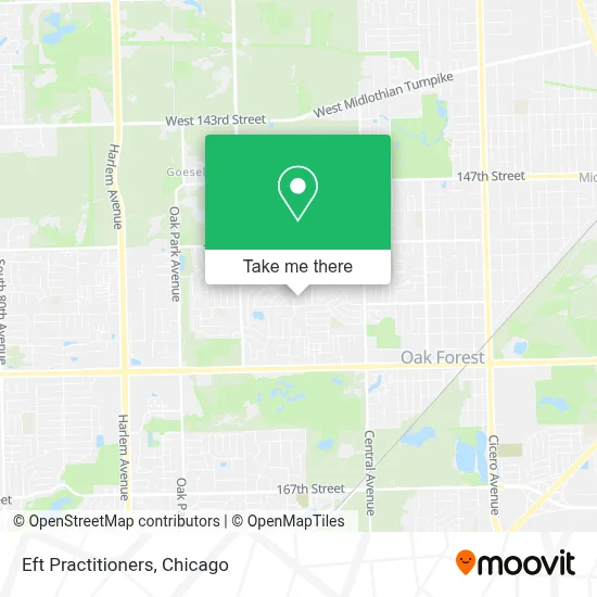 Eft Practitioners map
