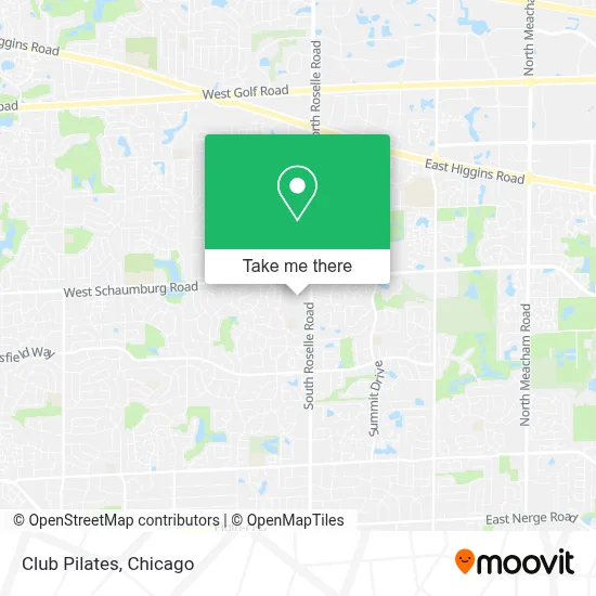 Club Pilates map