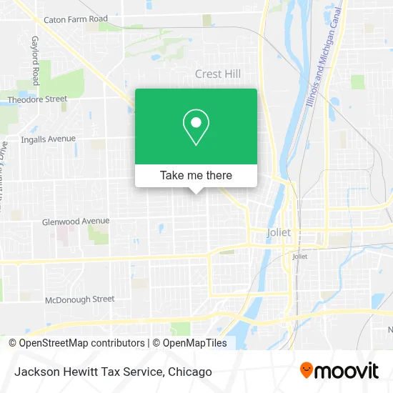 Jackson Hewitt Tax Service map
