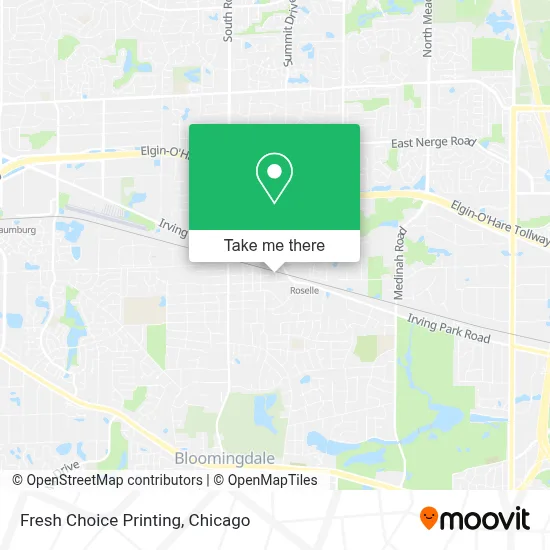 Fresh Choice Printing map