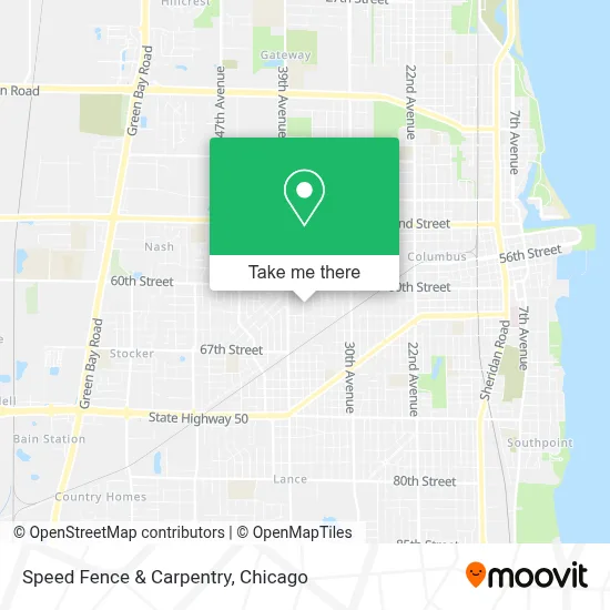 Speed Fence & Carpentry map