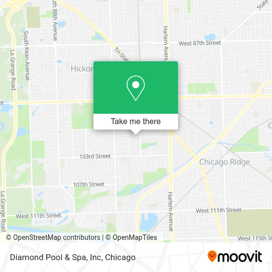 Diamond Pool & Spa, Inc map