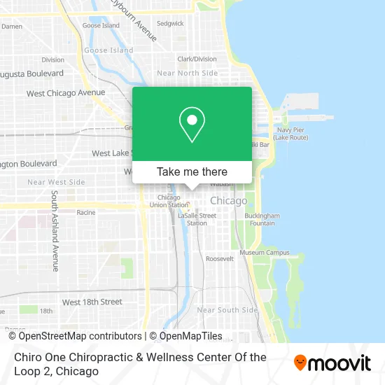 Chiro One Chiropractic & Wellness Center Of the Loop 2 map
