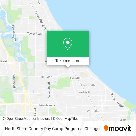 North Shore Country Day Camp Programs map