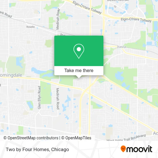 Two by Four Homes map