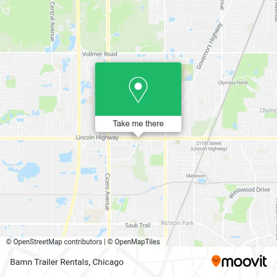 Bamn Trailer Rentals map