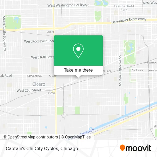 Captain's Chi City Cycles map