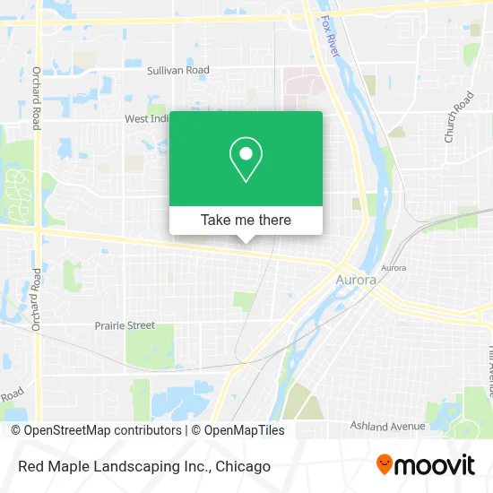 Red Maple Landscaping Inc. map