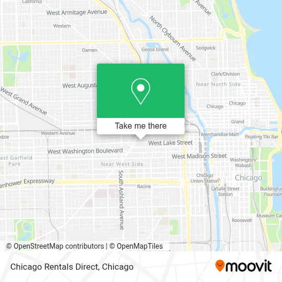 Chicago Rentals Direct map