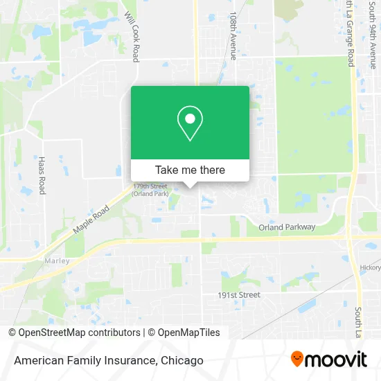American Family Insurance map