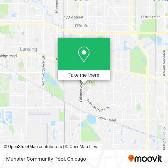 Munster Community Pool map