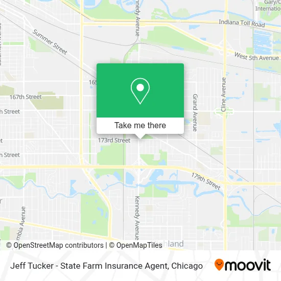 Jeff Tucker - State Farm Insurance Agent map