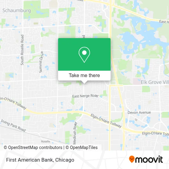 First American Bank map