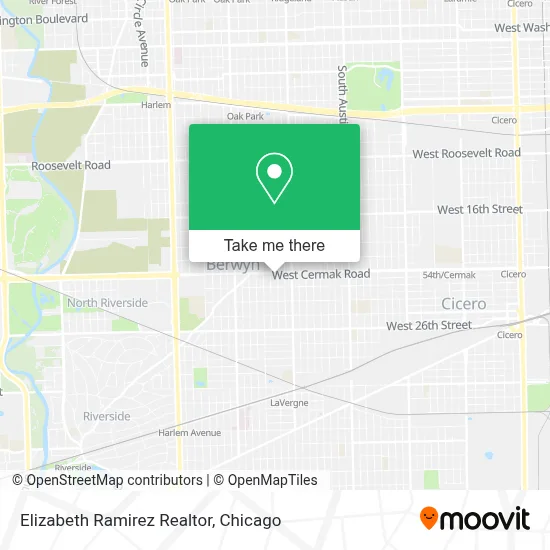 Elizabeth Ramirez Realtor map