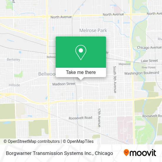 Borgwarner Transmission Systems Inc. map